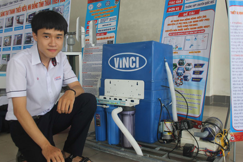 San đam mê nghiên cứu khoa học từ nhỏ. Ảnh: Nhật Tuấn.